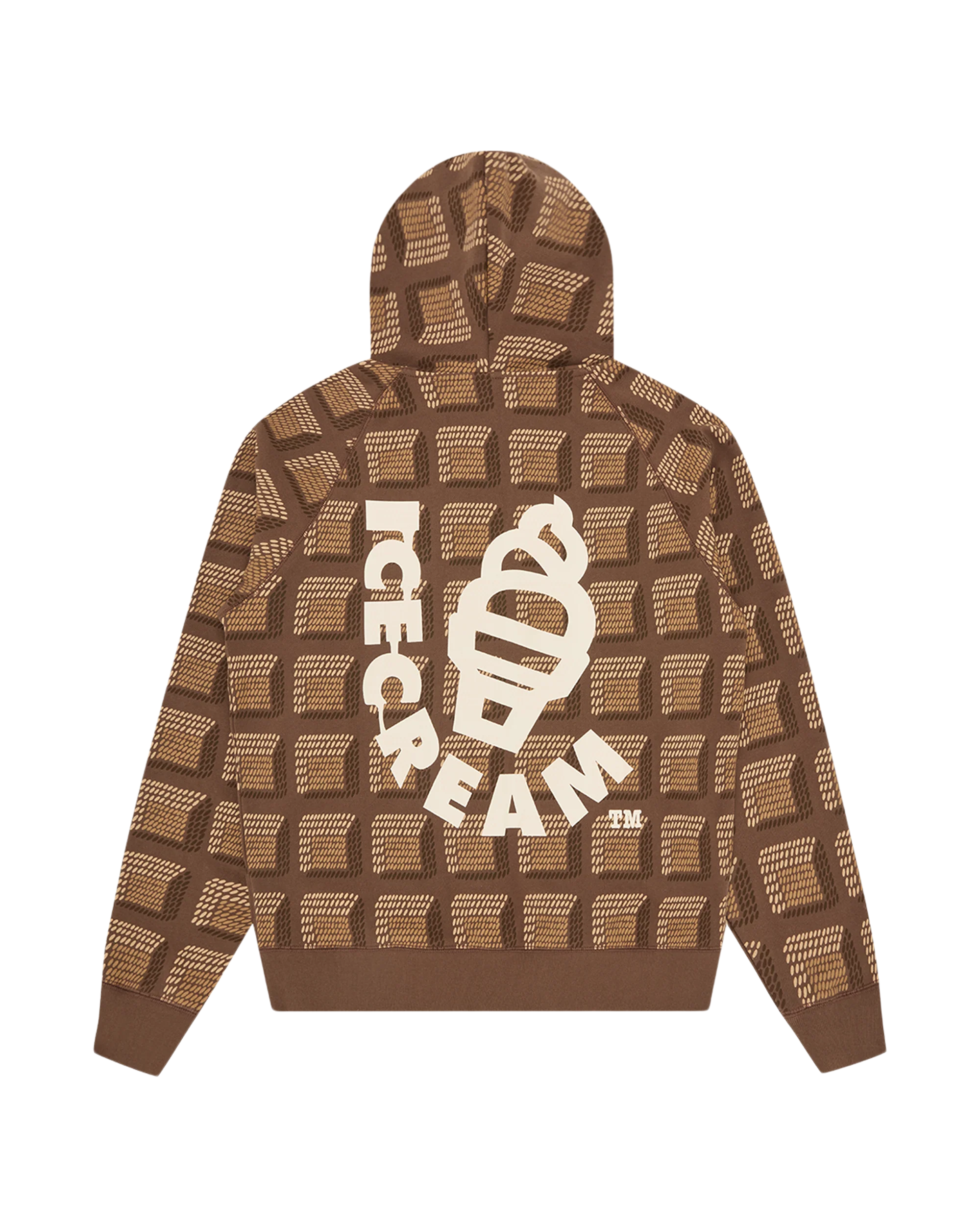 Chocolate Waffle Zip Through Hood - Image 2