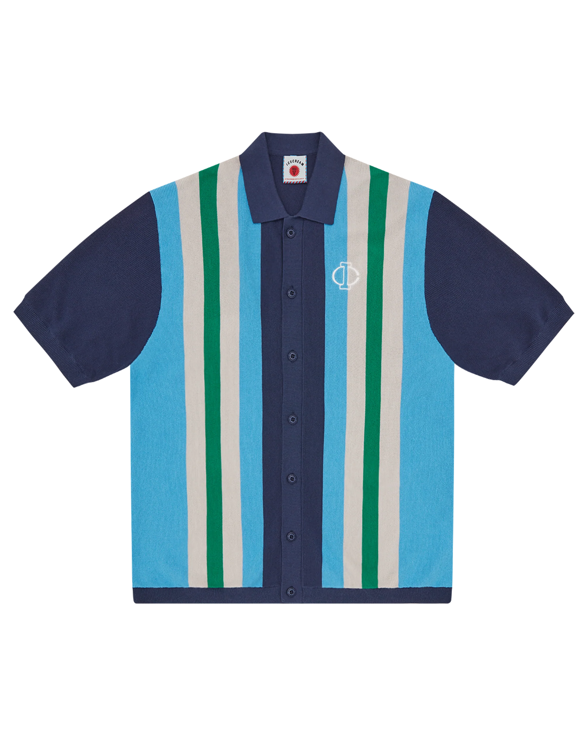 Collared Knitted Polo Shirt