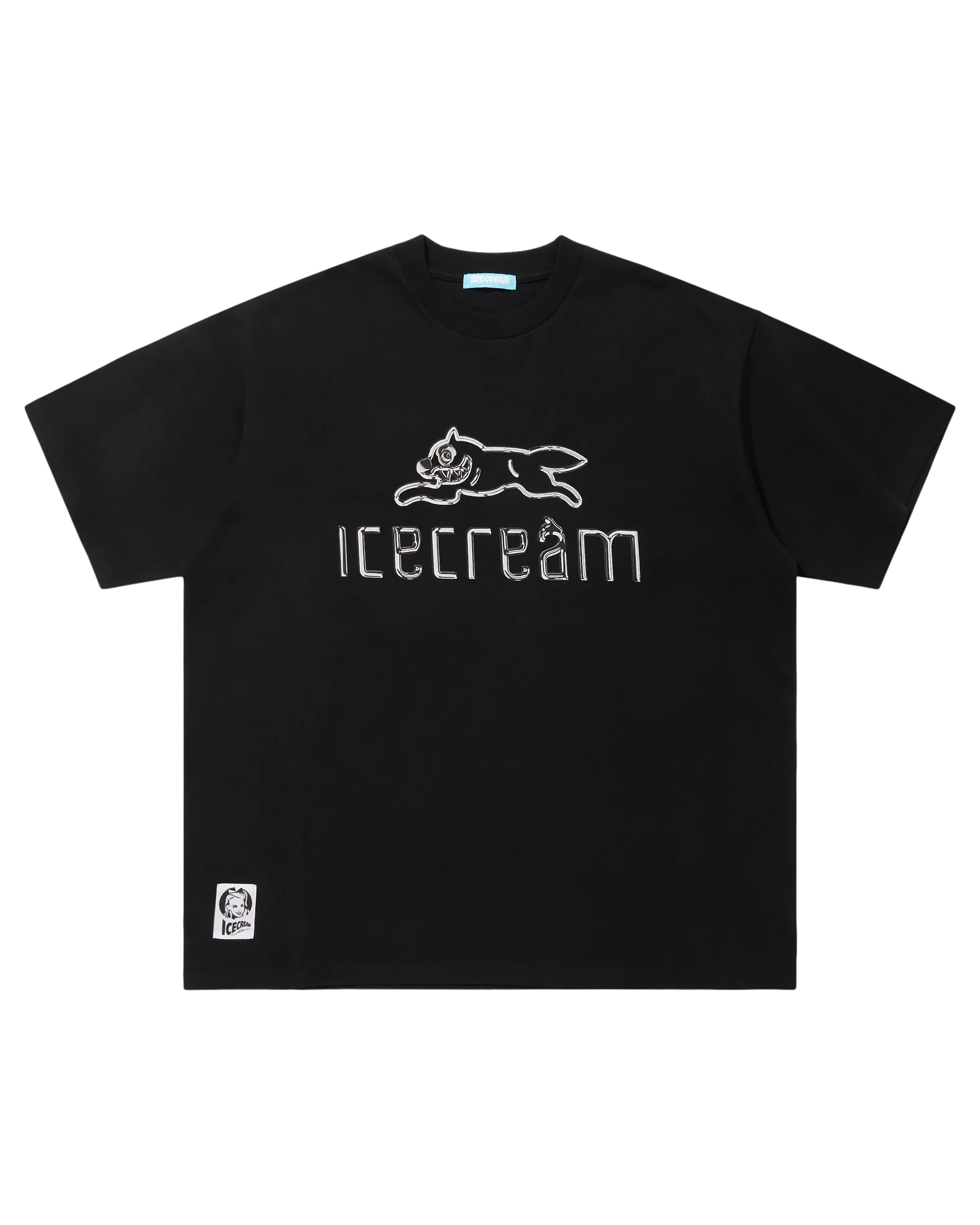 Cotton T-Shirt Running Dog