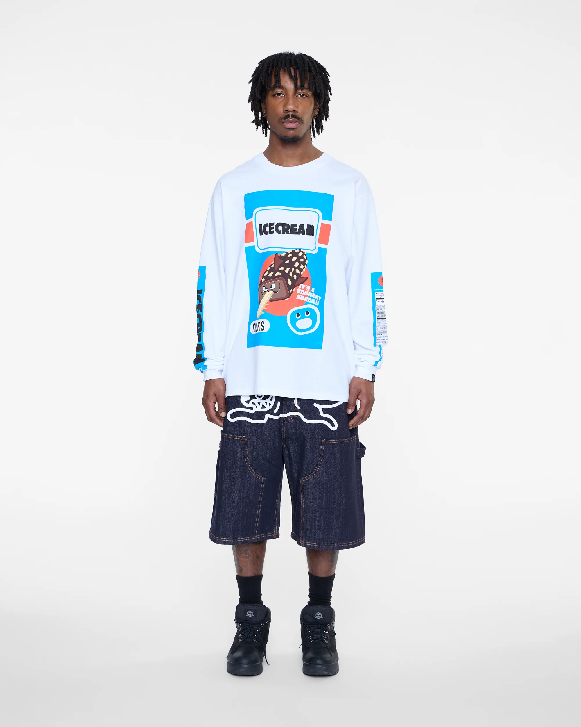Crunchy Shark LS Tee - Image 3