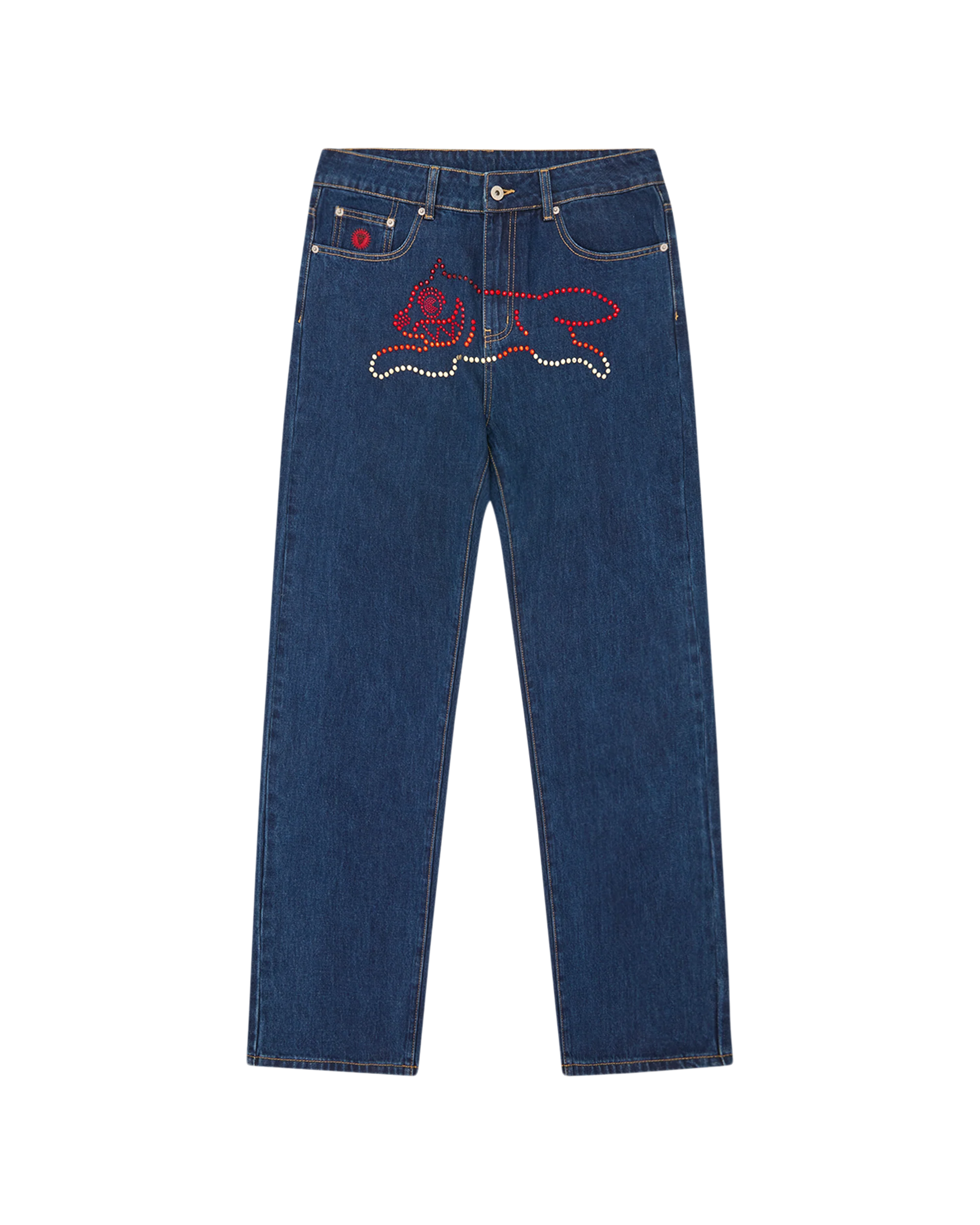 Crystal Running Dog Denim Pant