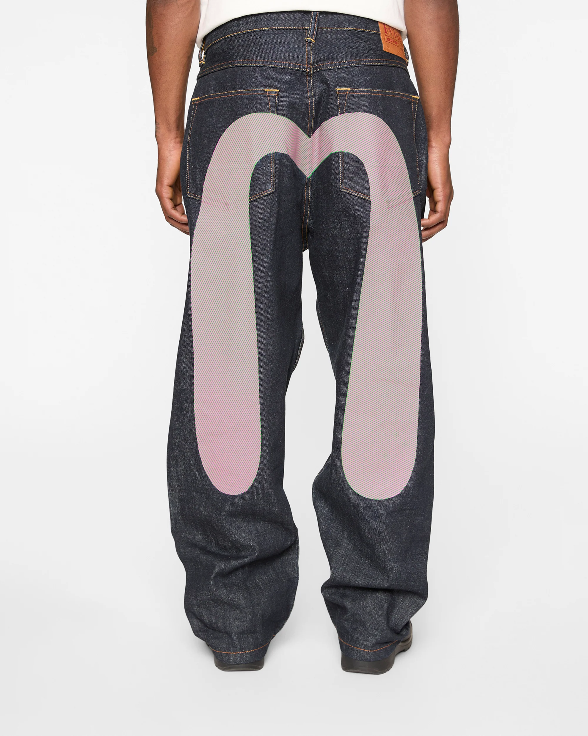 Daicock Printed Baggy Jeans - Image 4