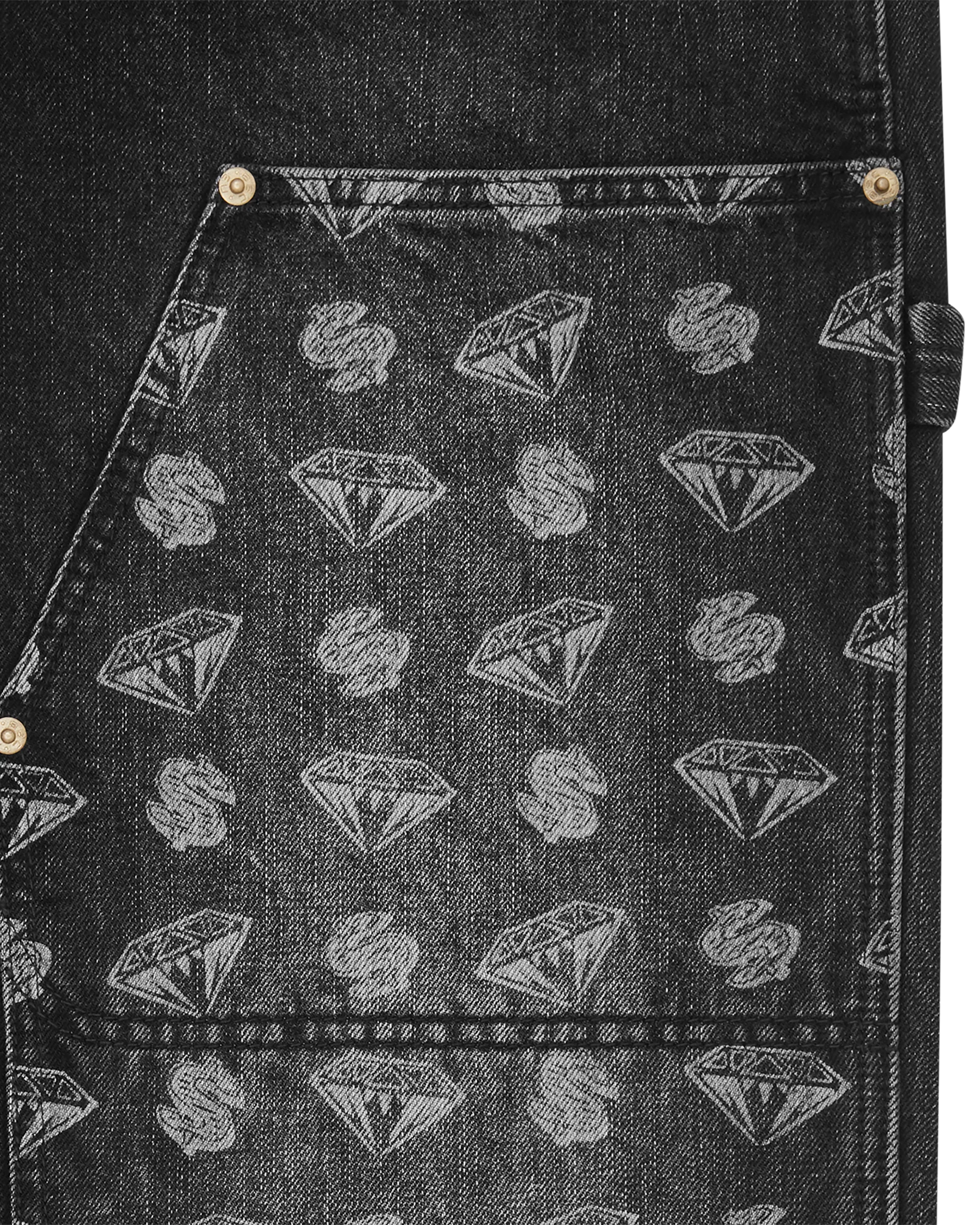 Diamonds & Dollars Denim Carpenter Pant - Image 5