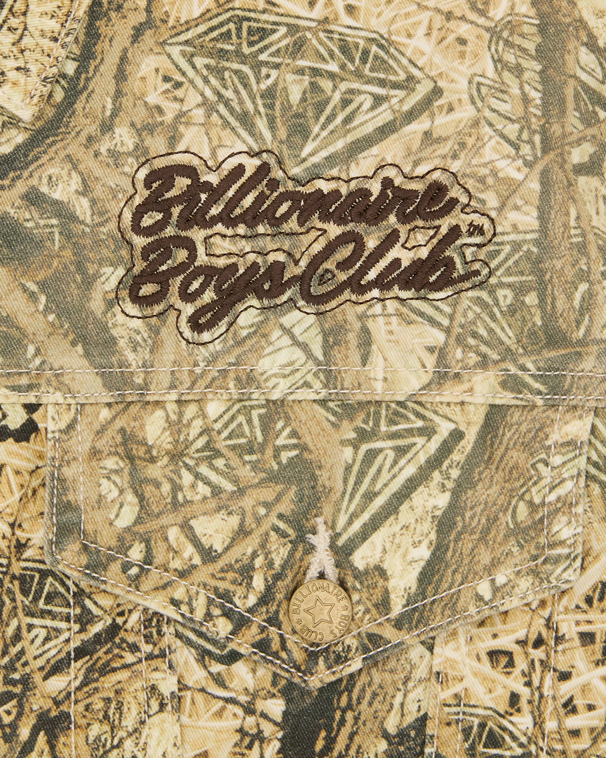 Diamonds & Dollars Tree Camo Trucker Jacket - Image 3