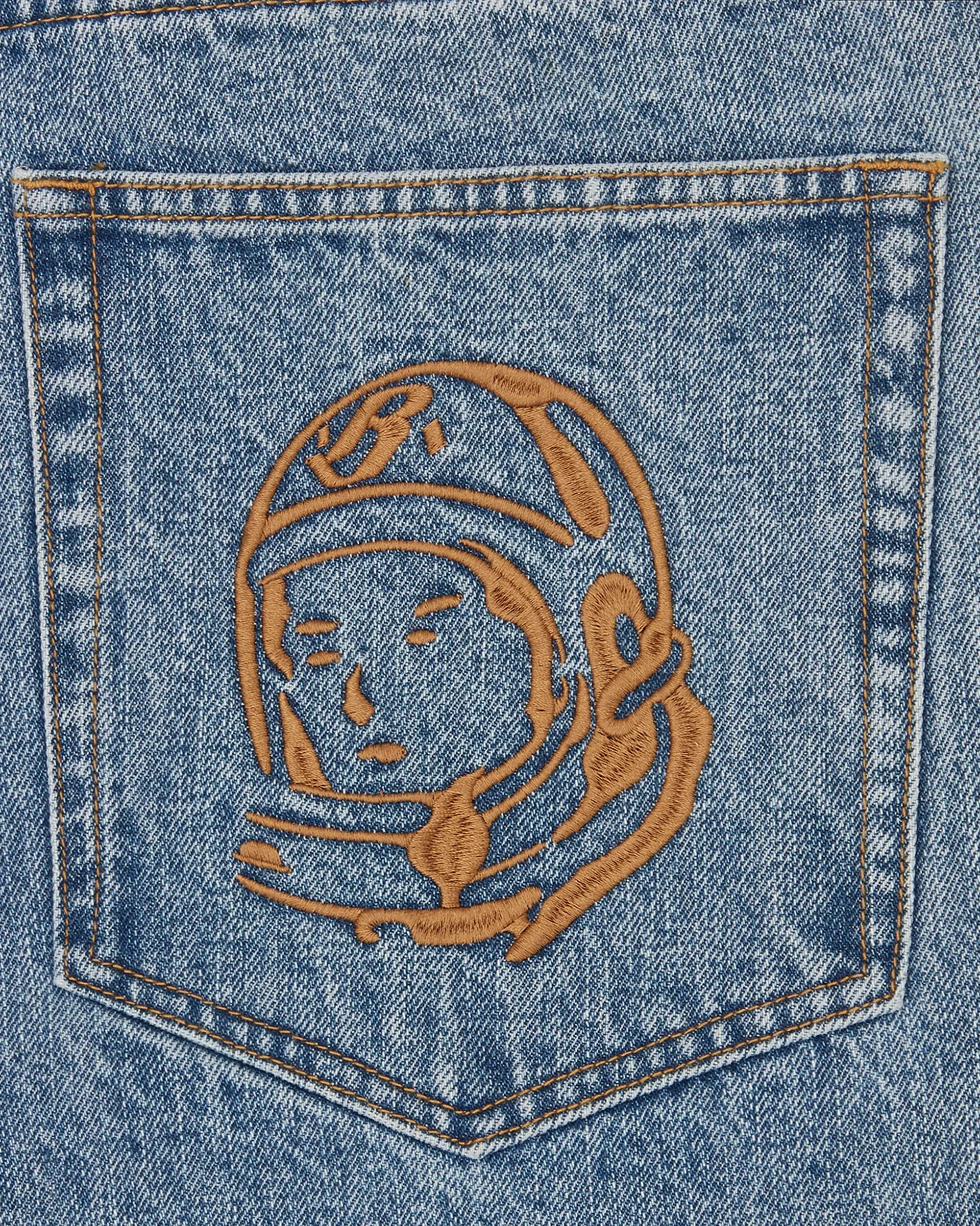 Faded Arch Logo Denim Pants - Image 5