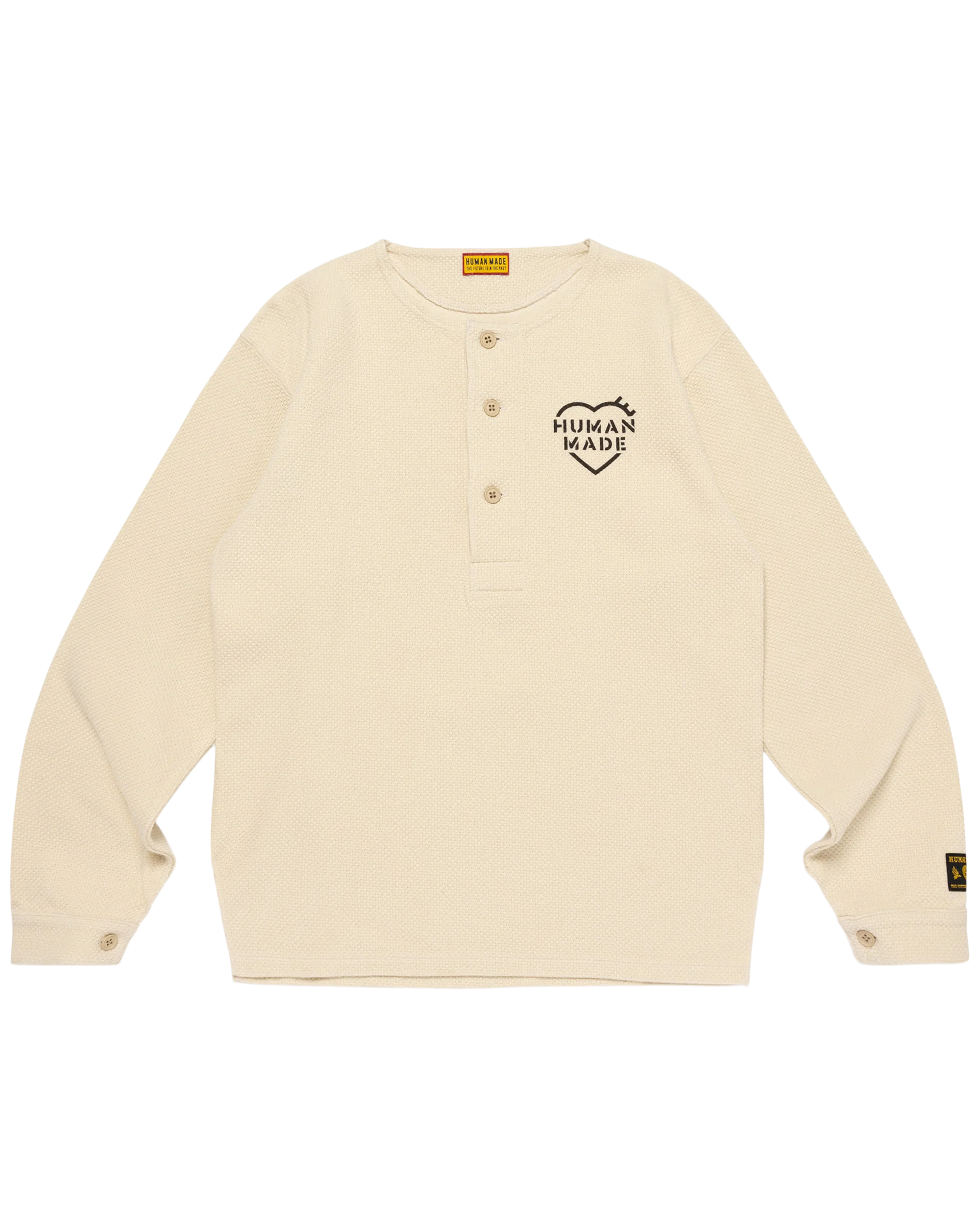 Henley Neck L/S T-Shirt