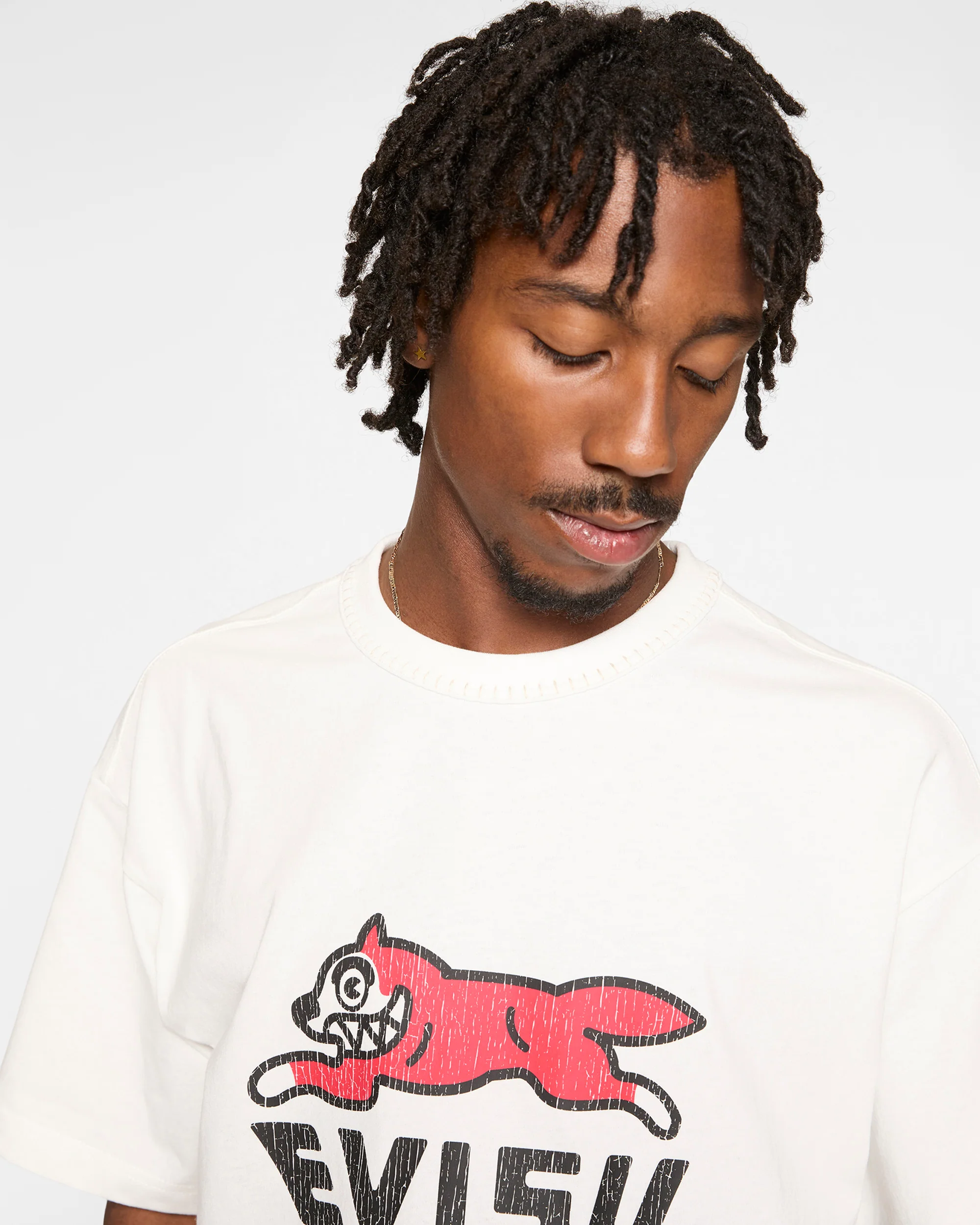 Logo With Evisu Printed T-Shirt - Image 4