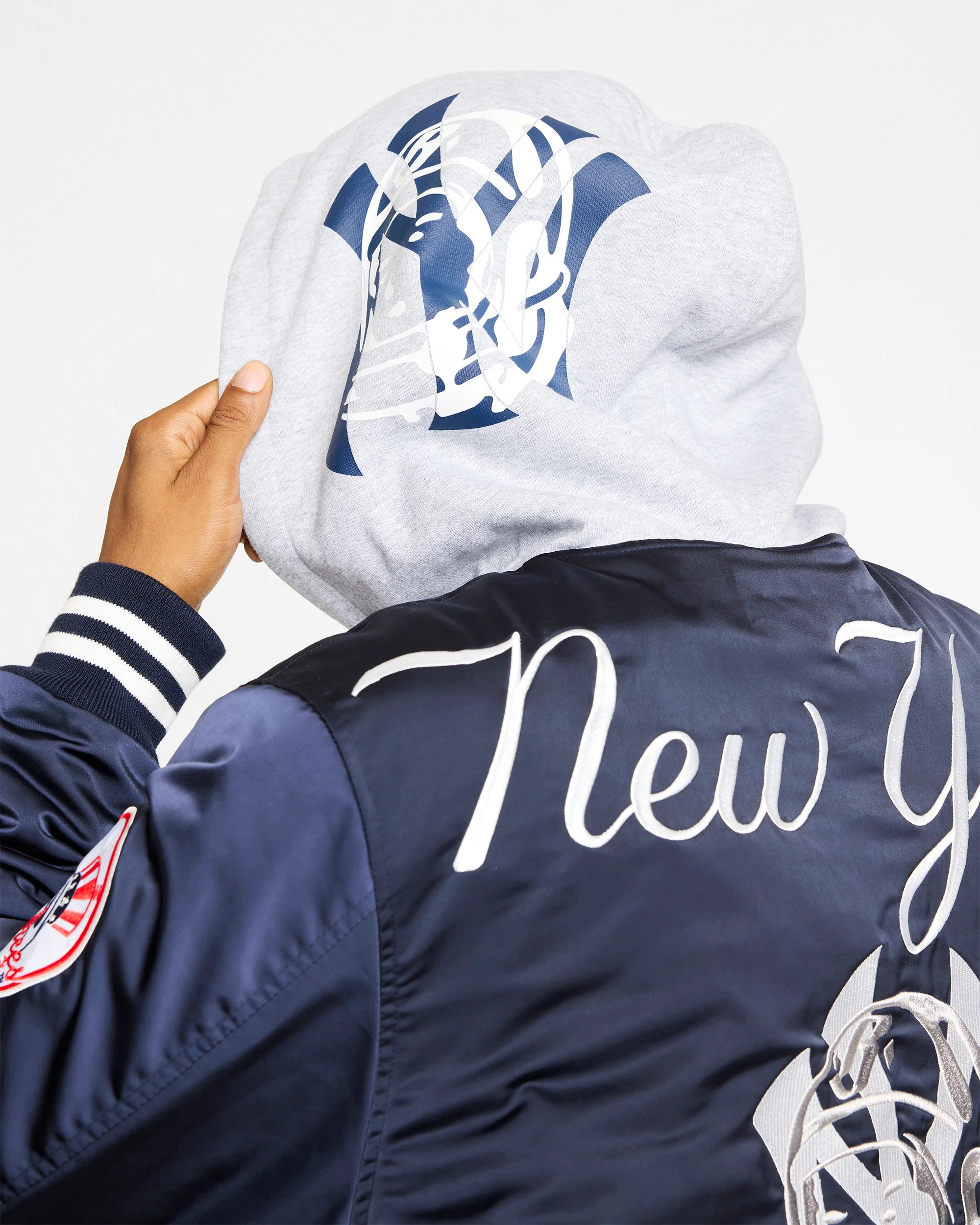 NY Yankees Satin Stadium Jacket - Image 5