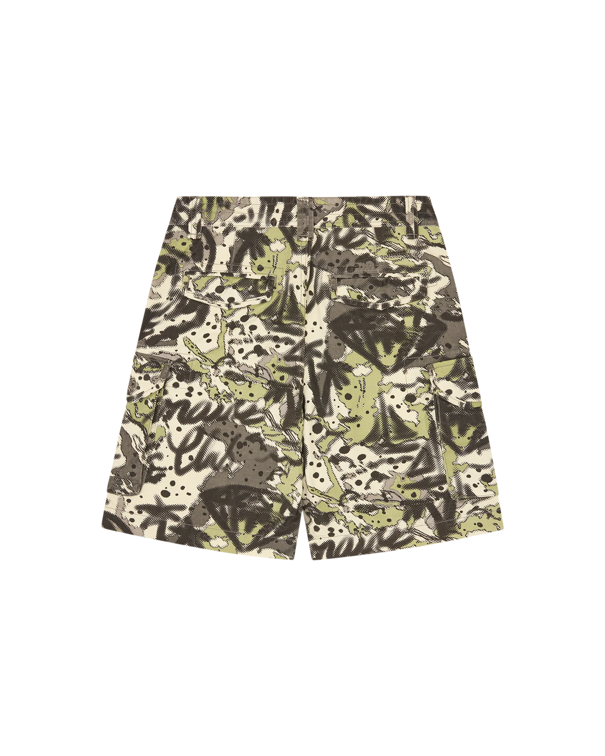 Overlay Camo Cotton Cargo Shorts - Image 2