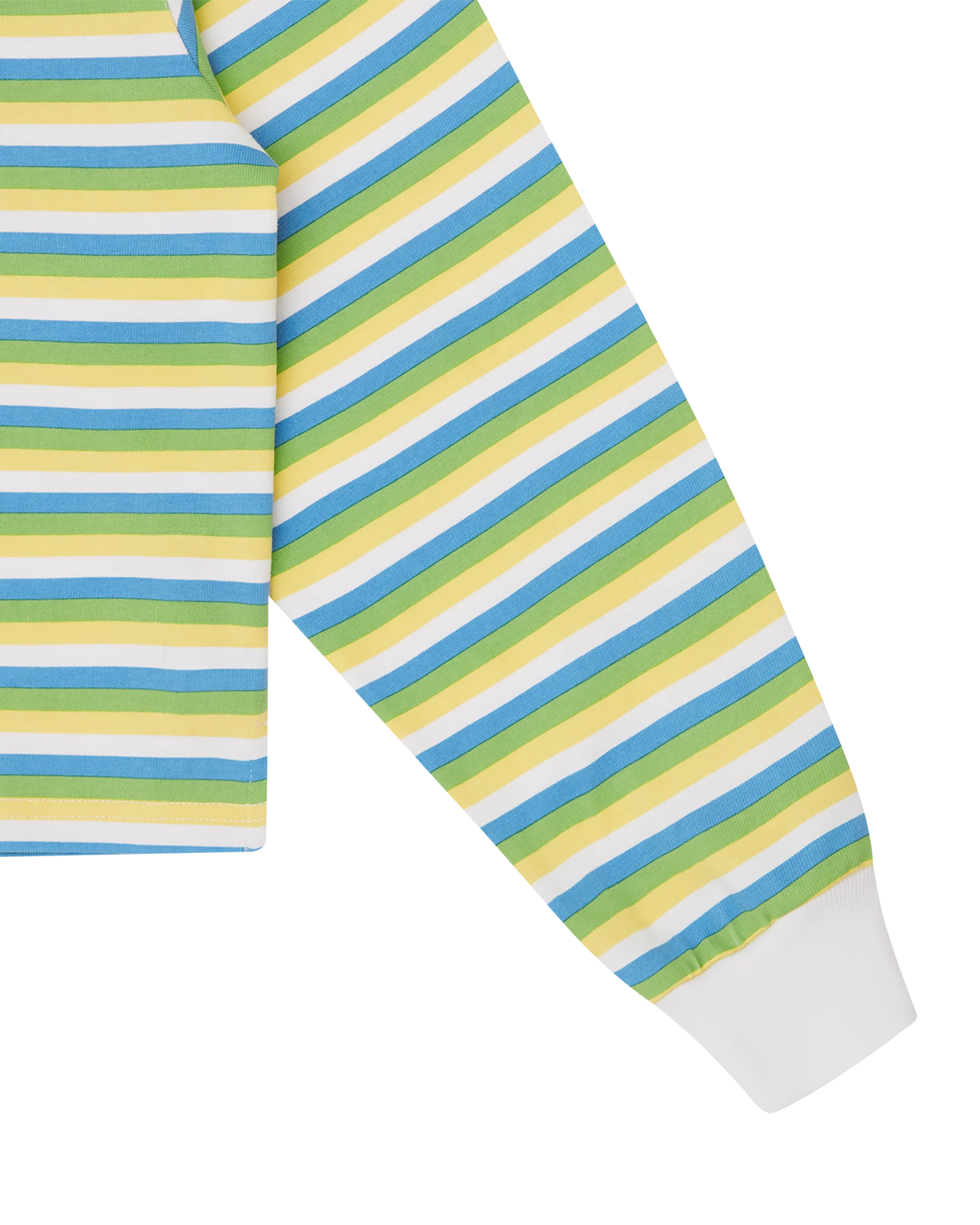 Womens Popsicle Striped Cropped Rugby Shirt - Image 5