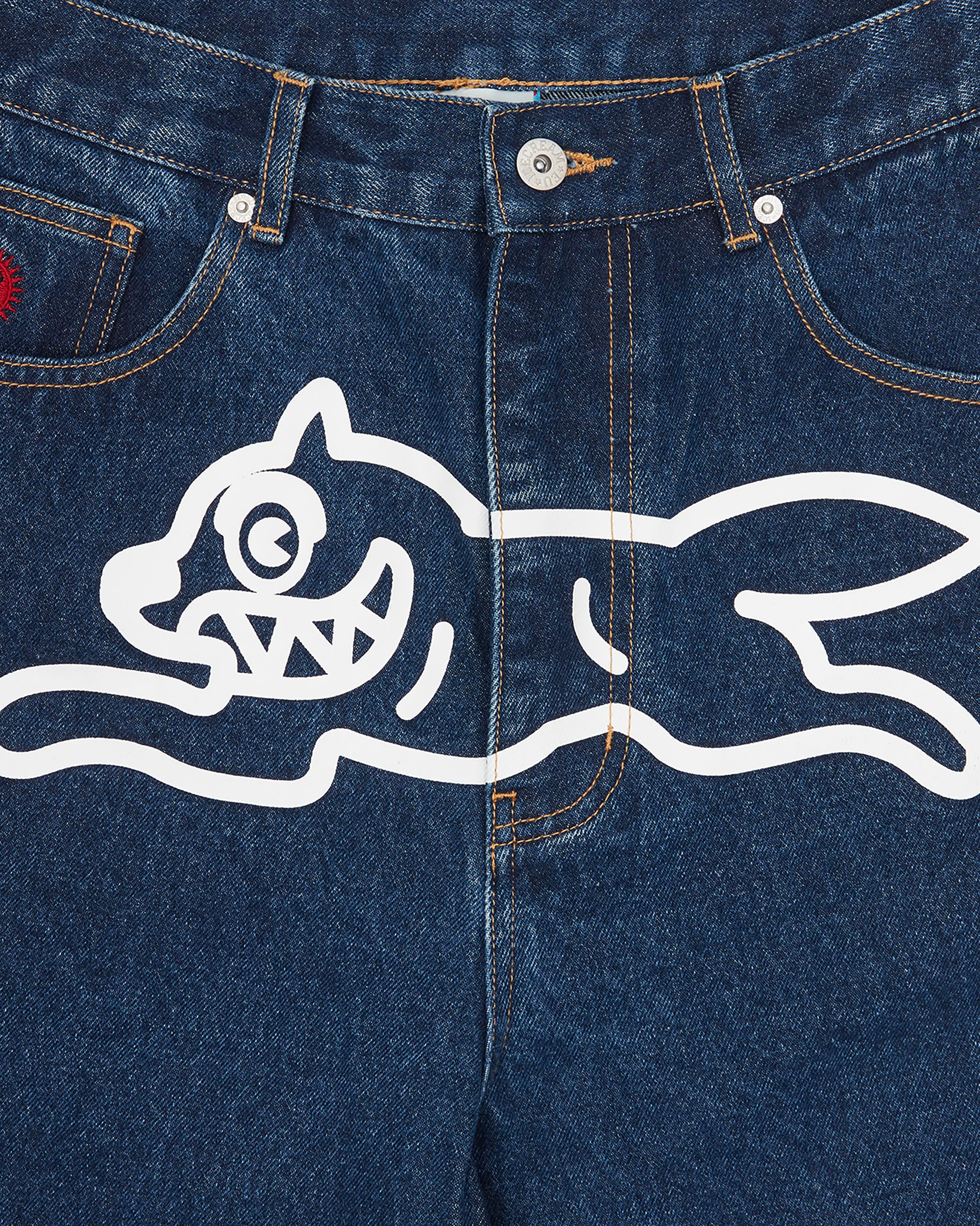 Running Dog Denim Shorts - Image 3