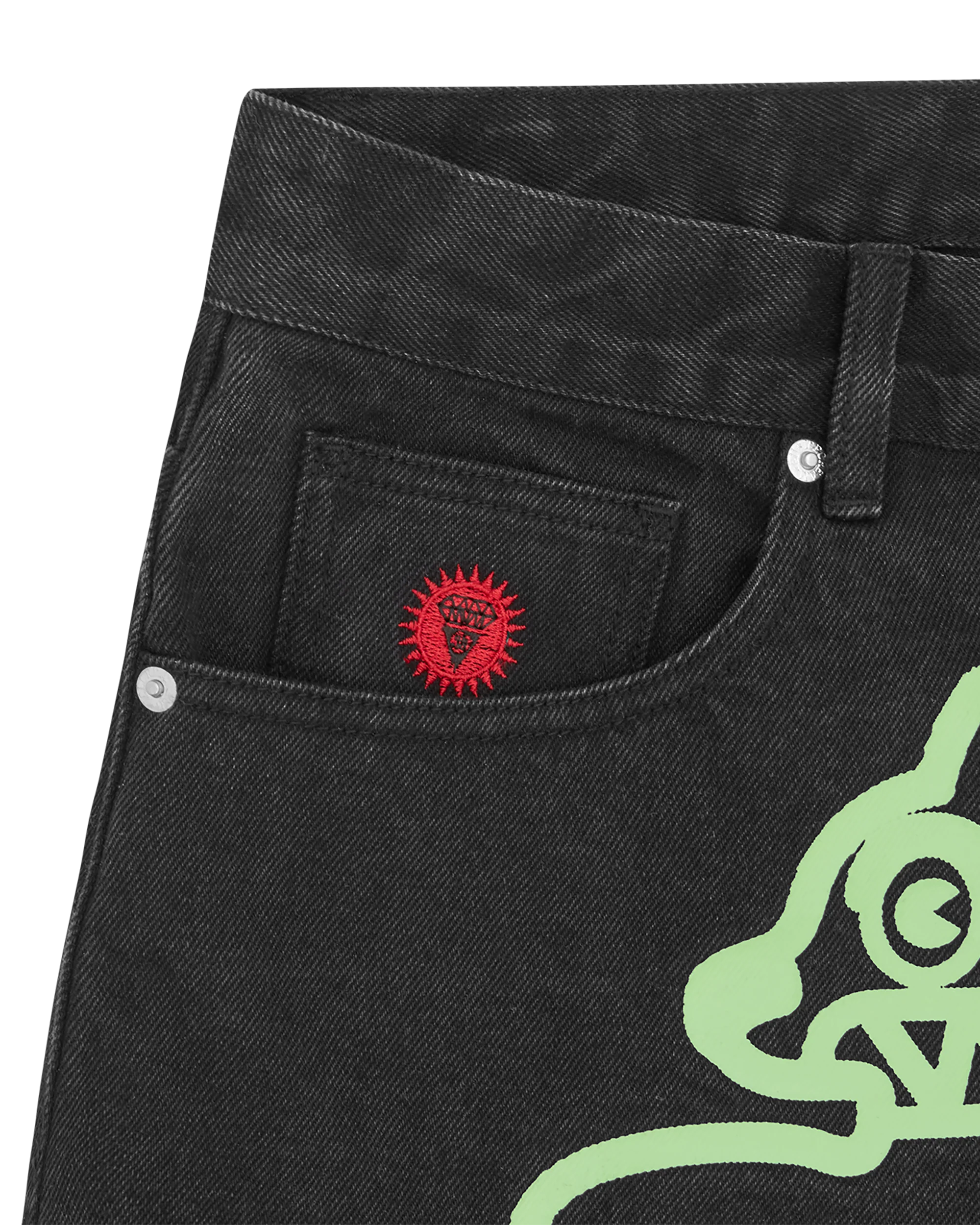 Running Dog Denim Shorts - Image 6
