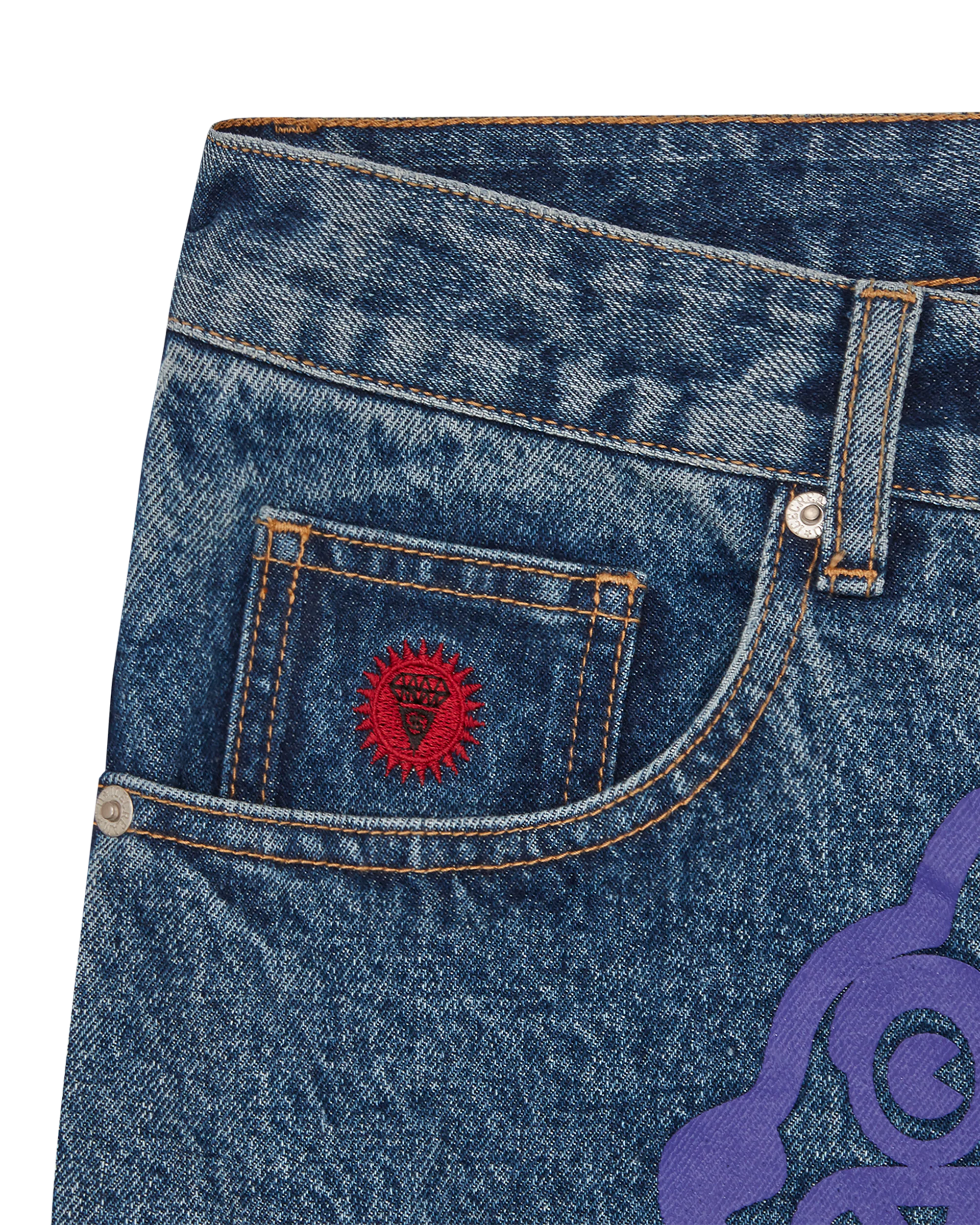 Running Dog Denim Shorts - Image 4