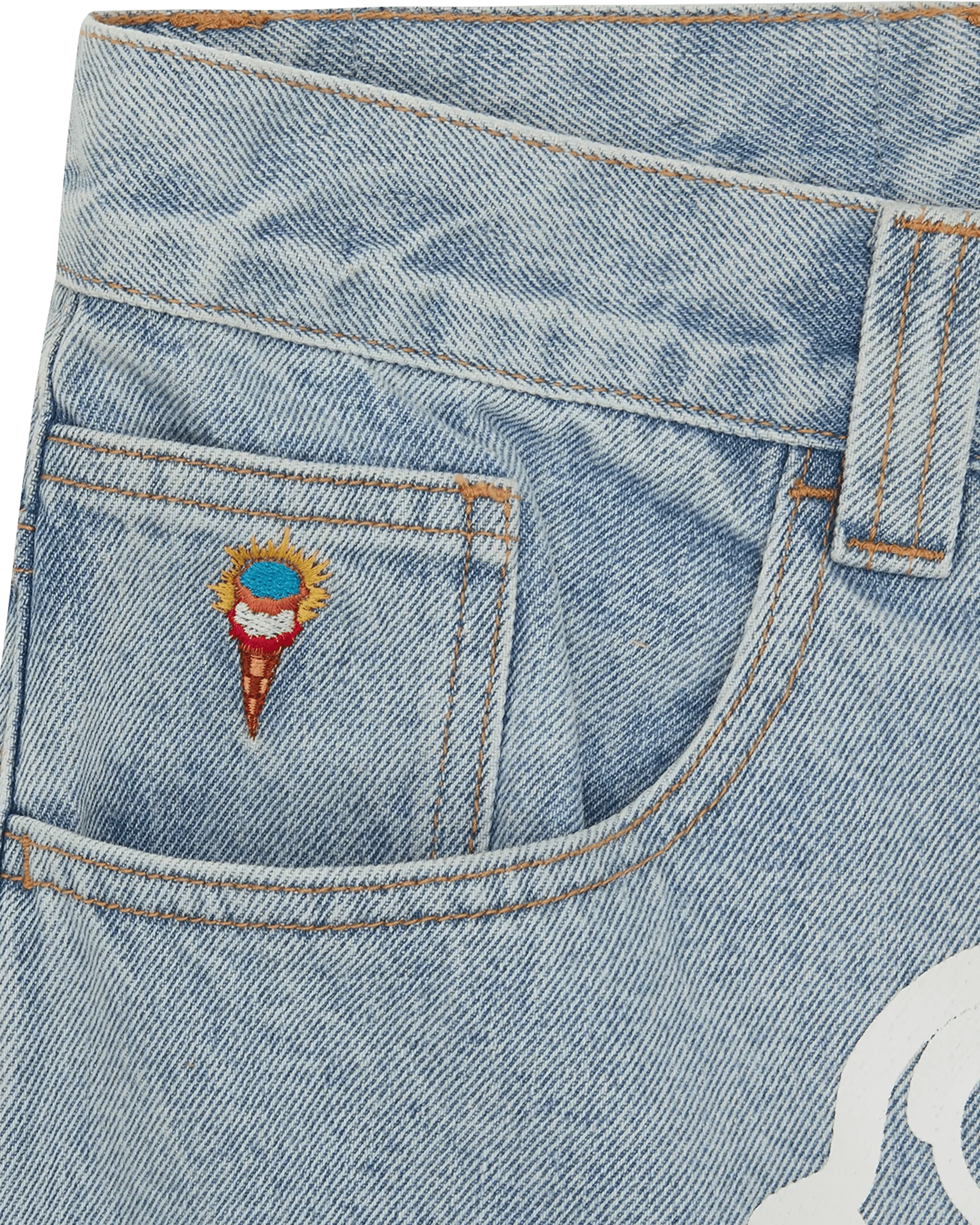 Running Dog Double Scoop Denim Pant - Image 6