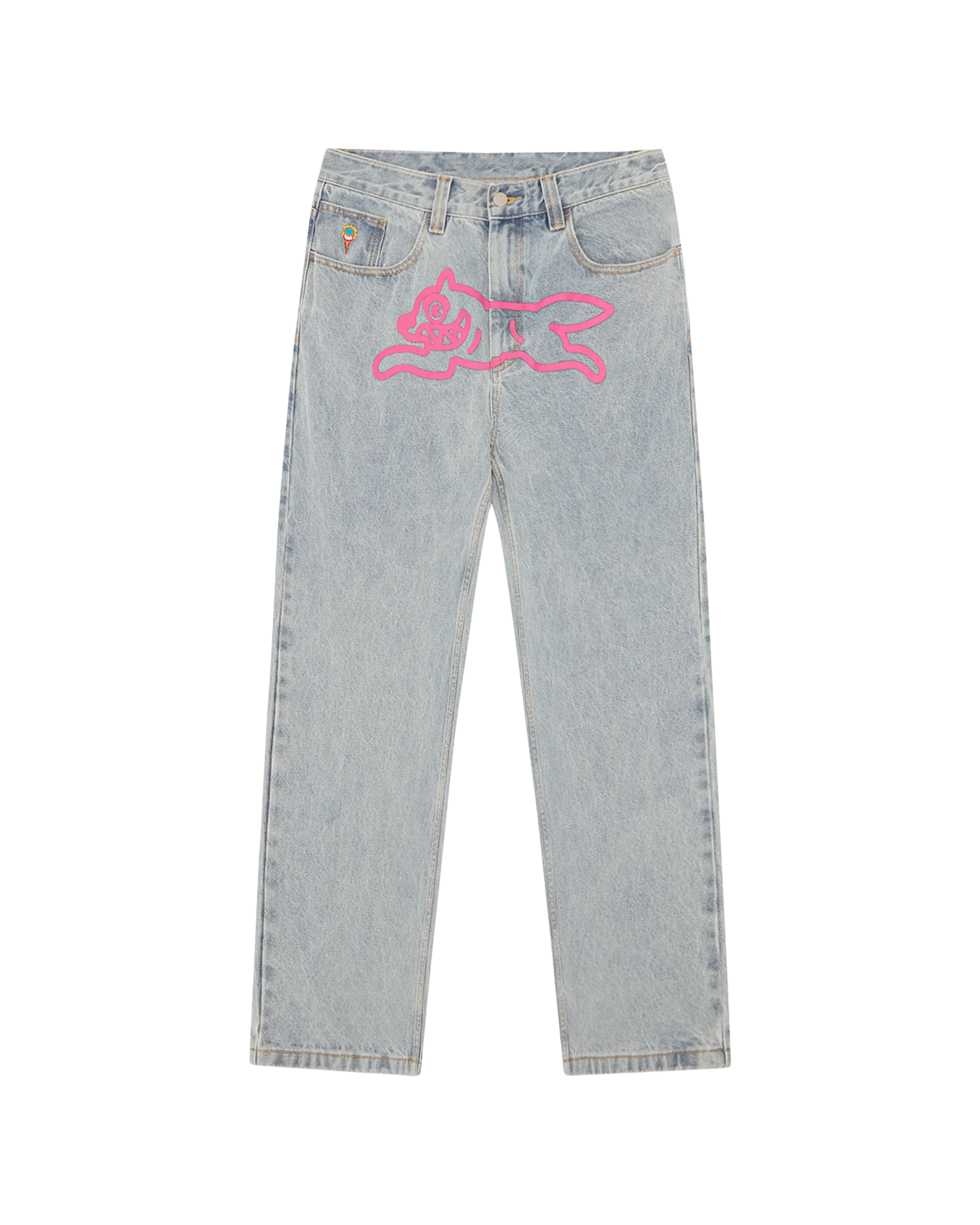 Running Dog Double Scoop Denim Pant