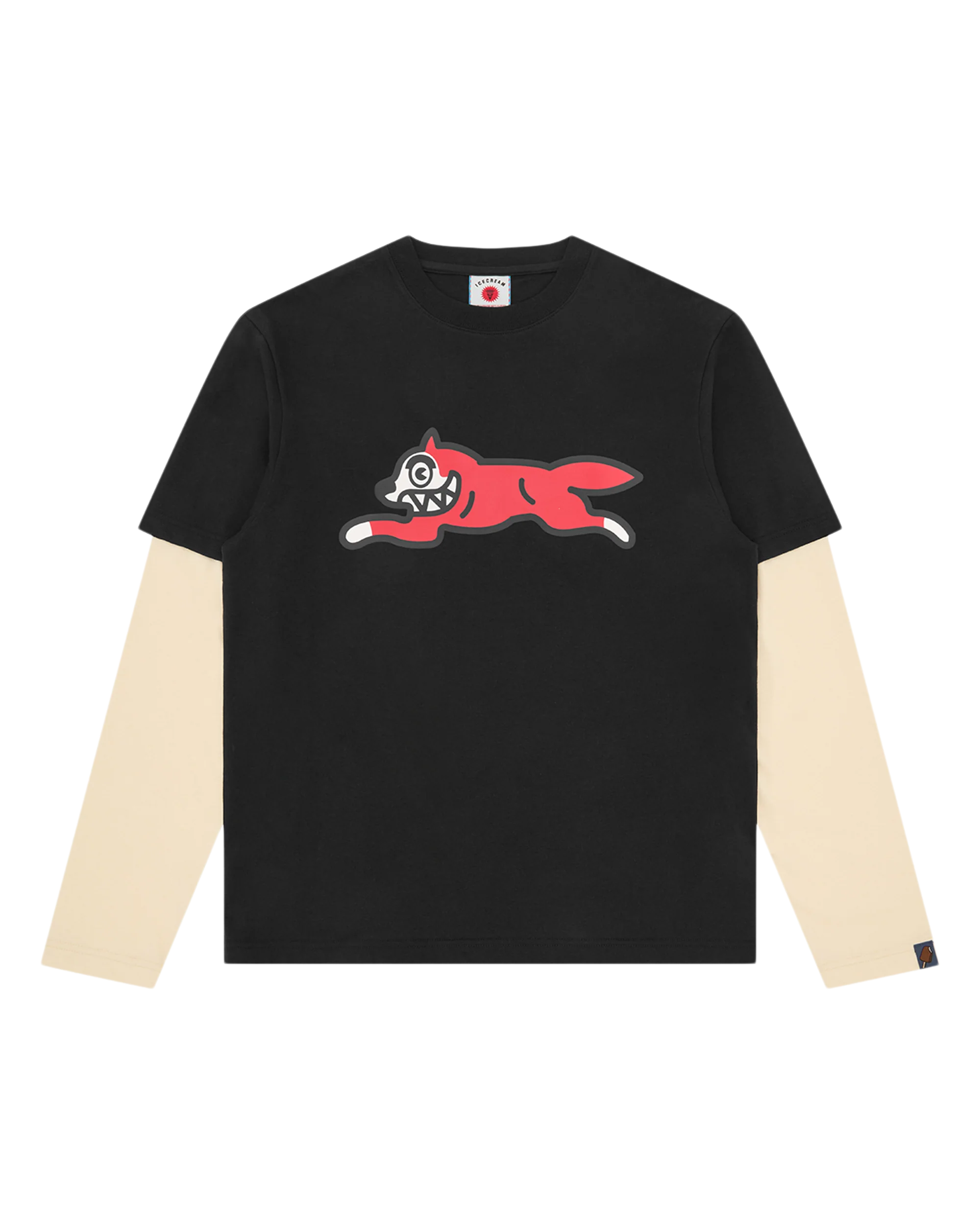 Running Dog Layered LS T-Shirt
