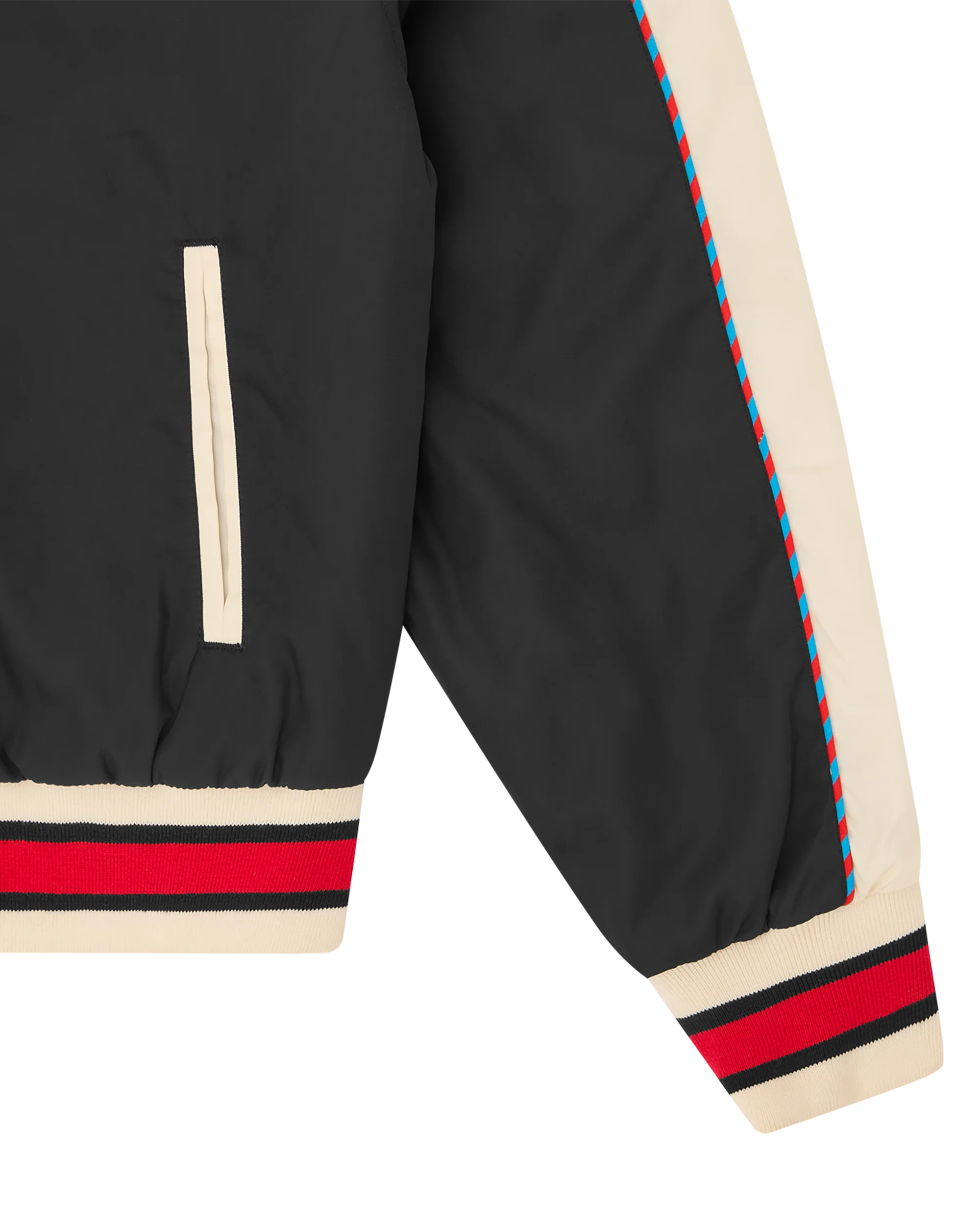 Running Dog Satin Bomber Jacket - Image 6