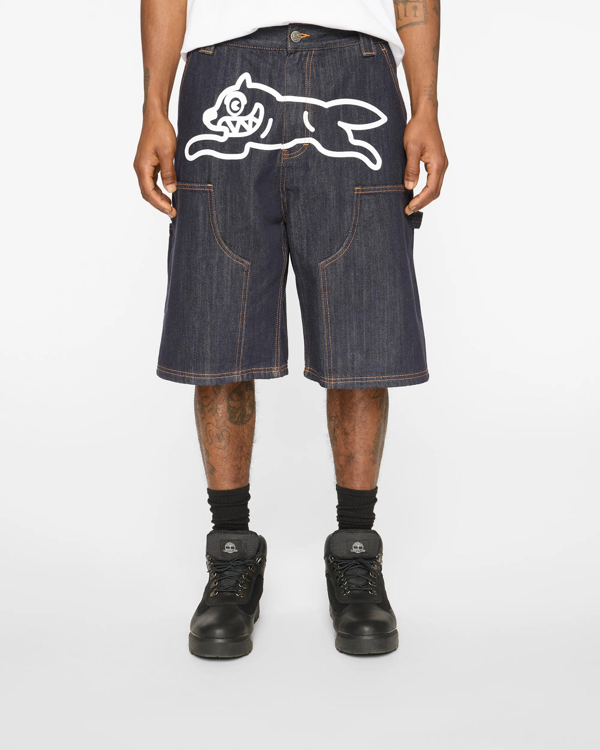 Selvedge Running Dog Denim Carpenter Short - Image 3