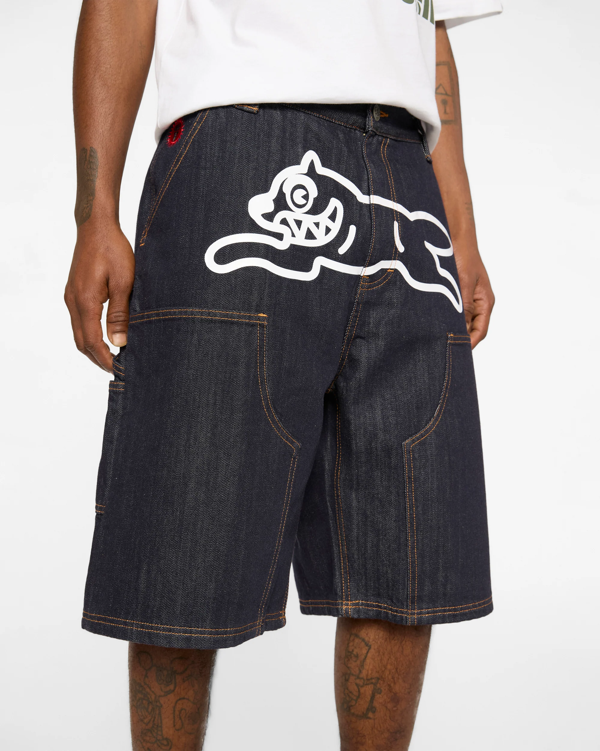 Selvedge Running Dog Denim Carpenter Short - Image 5