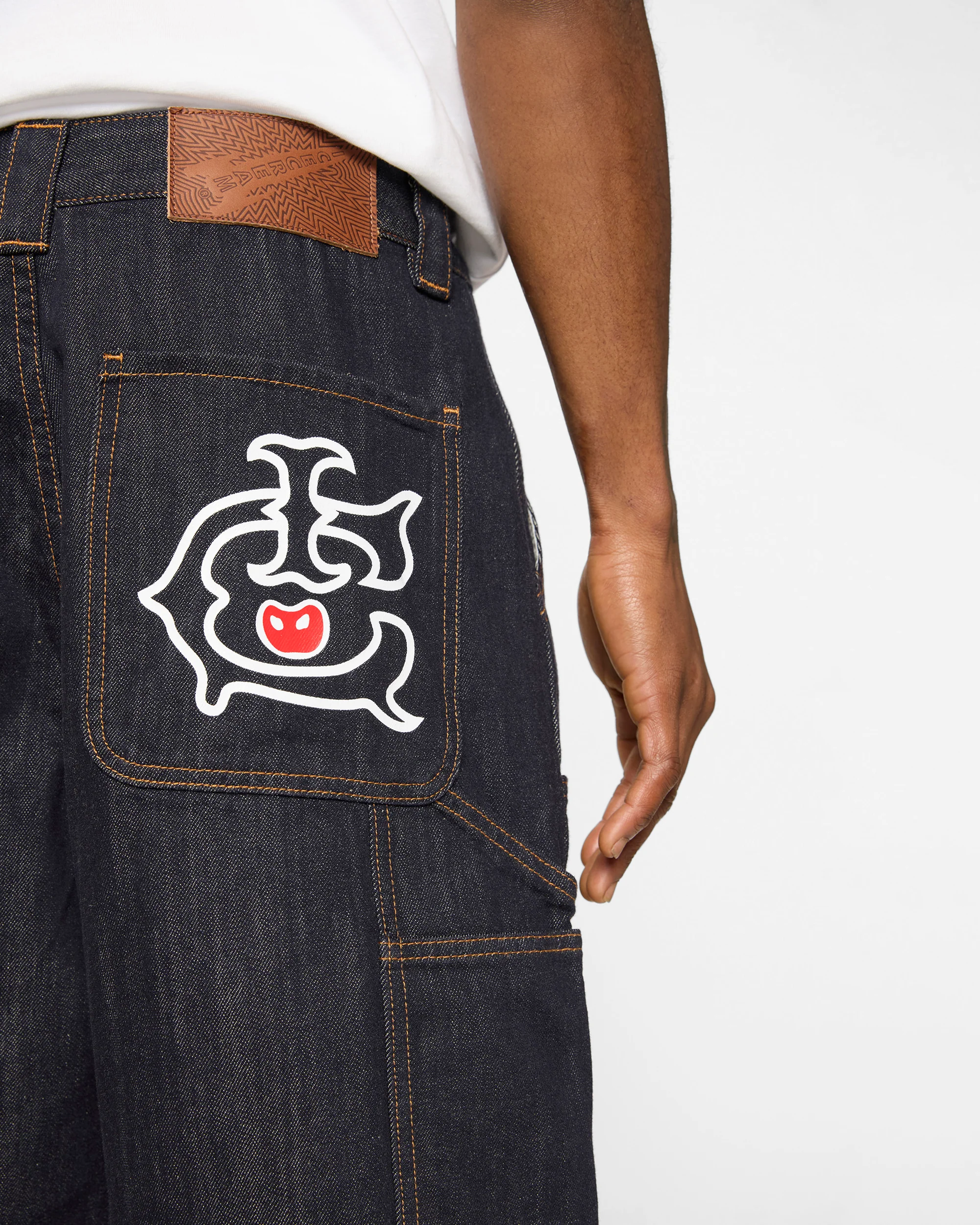 Selvedge Running Dog Denim Carpenter Short - Image 6