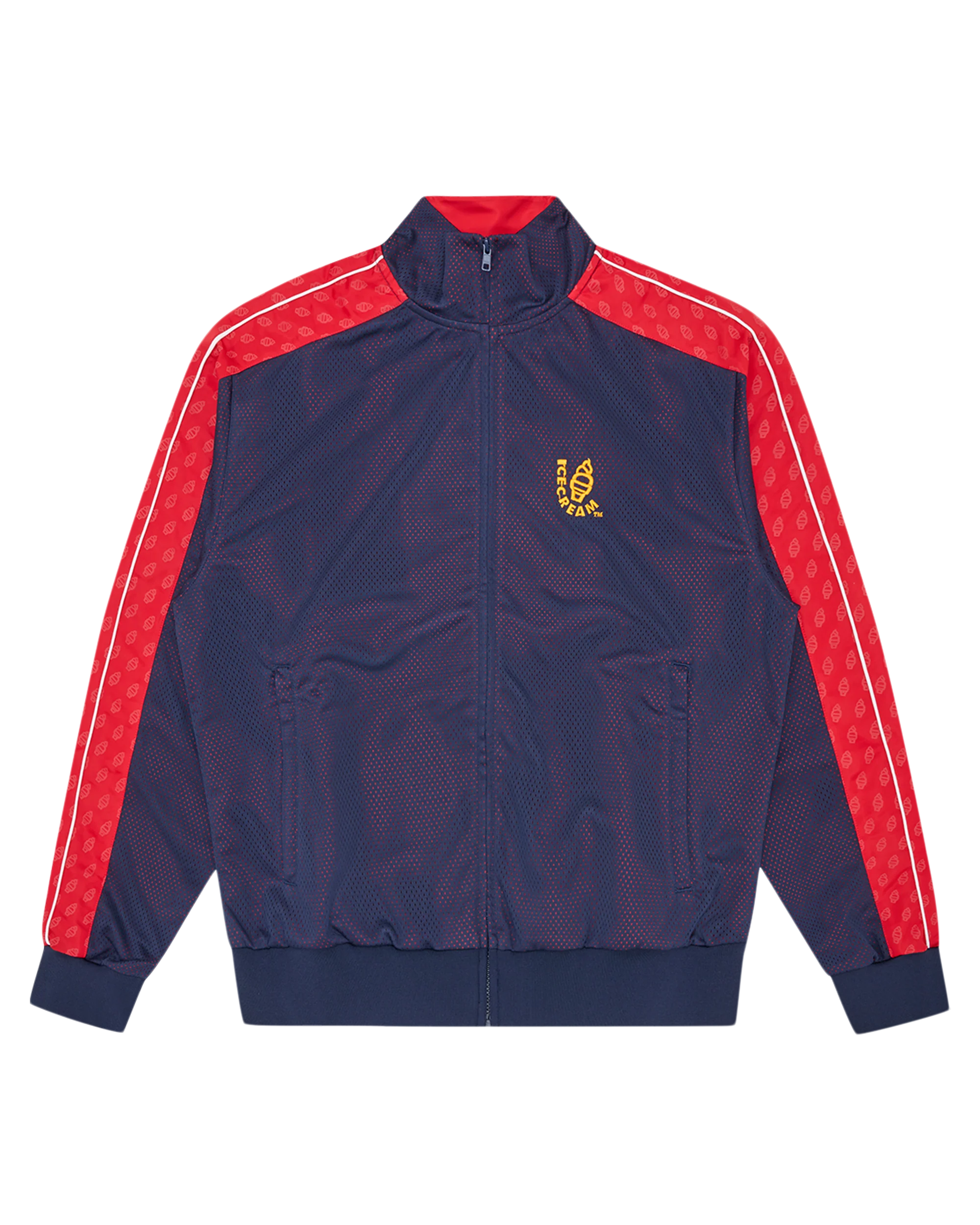 Soft Serve Layered Mesh Track Top