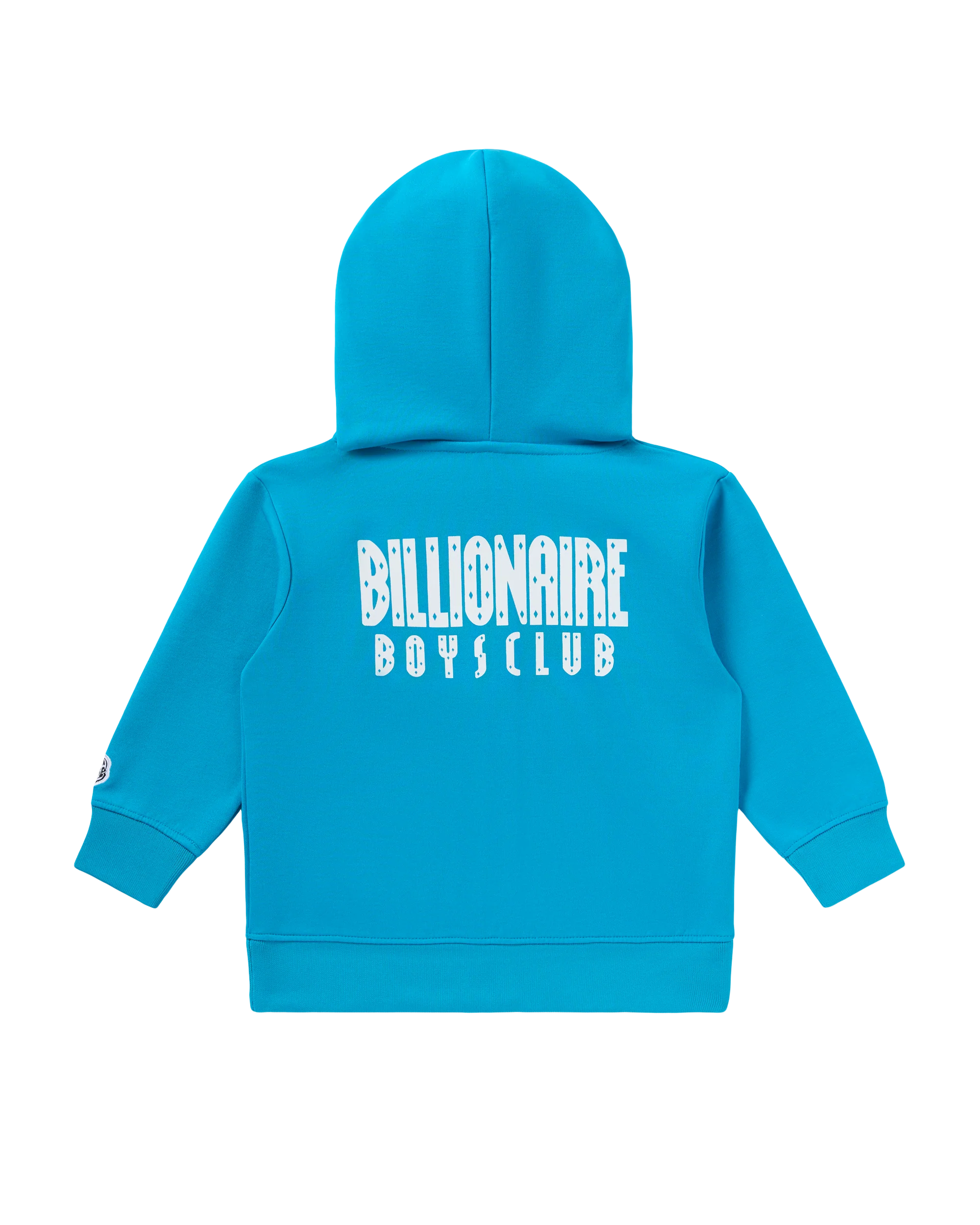 Kids Straight Font Zip Hoodie - Image 2