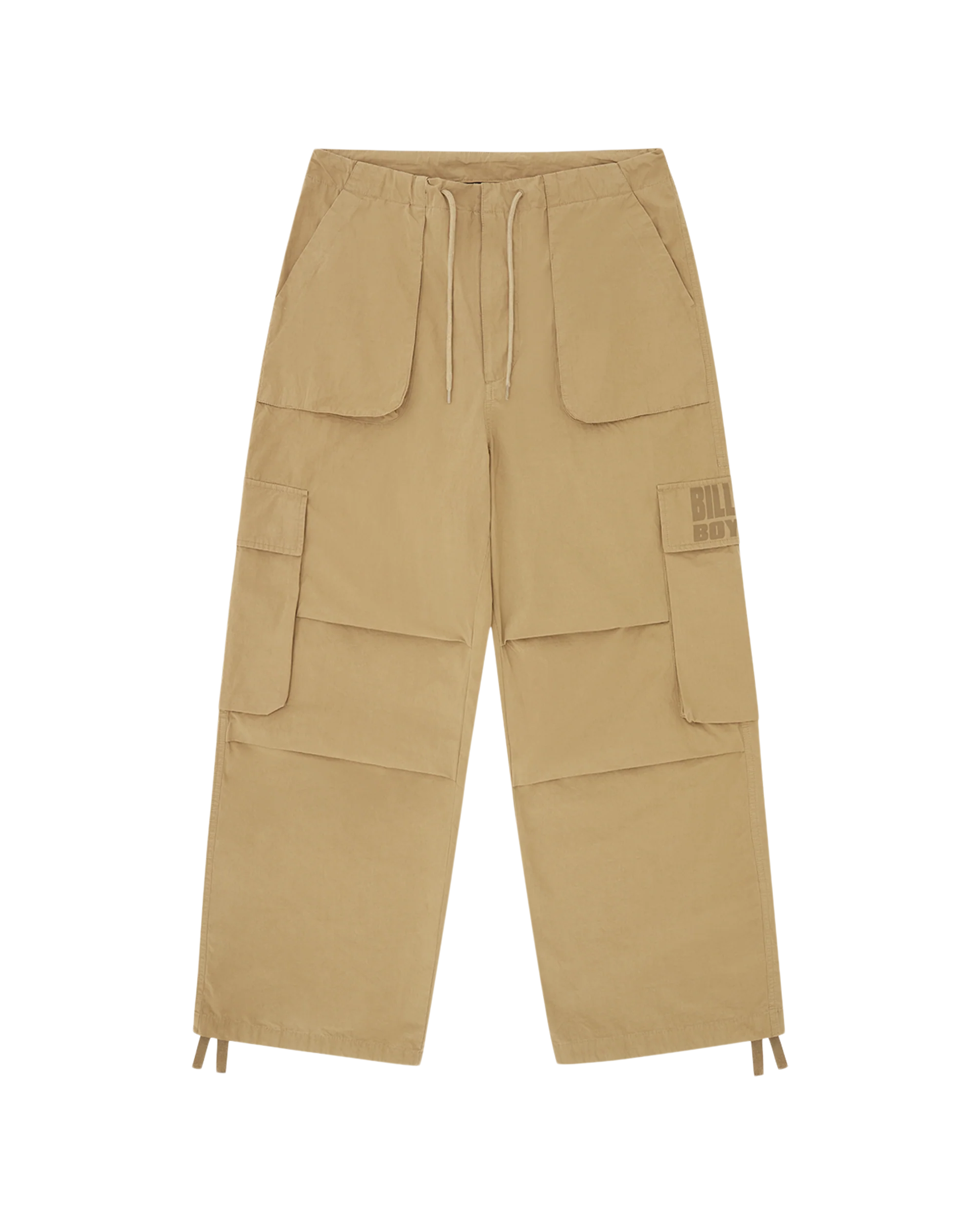 Straight Logo Parachute Pants