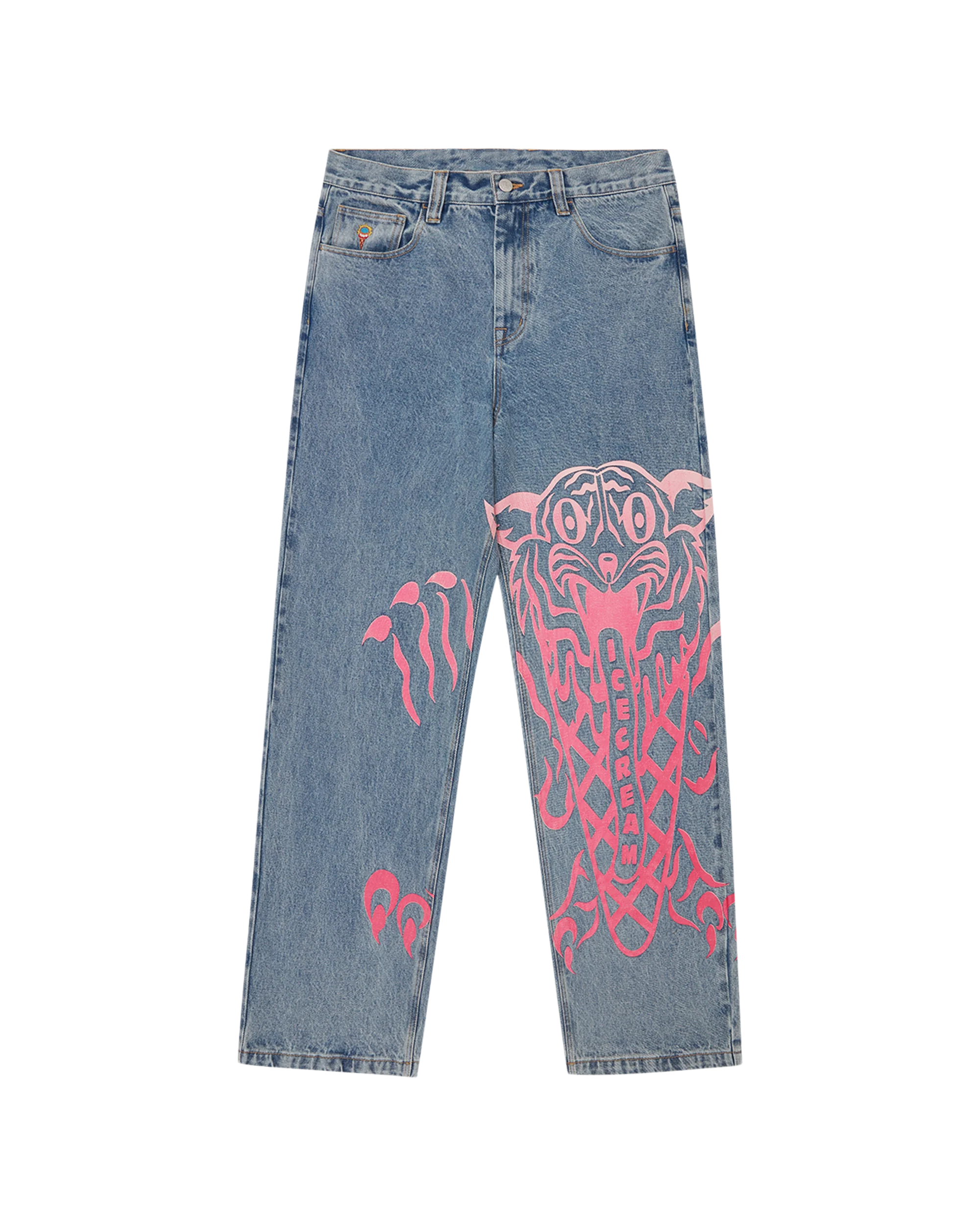 Tiger Triple Scoop Denim Pants