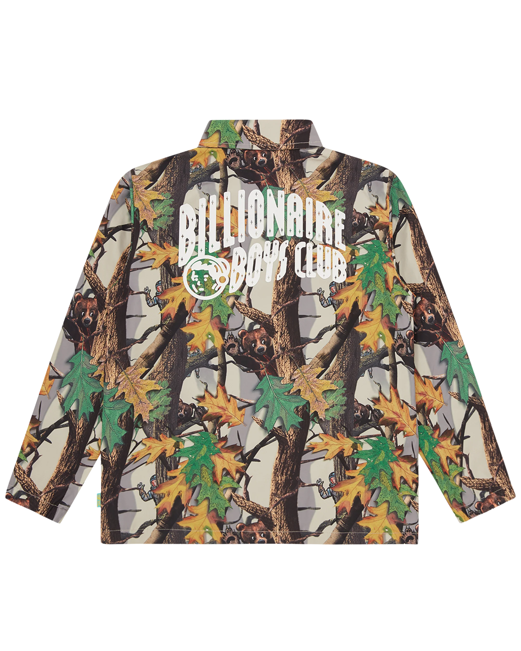 Kids Tree Camo Arch Logo Astro Coach Jacket - Image 4