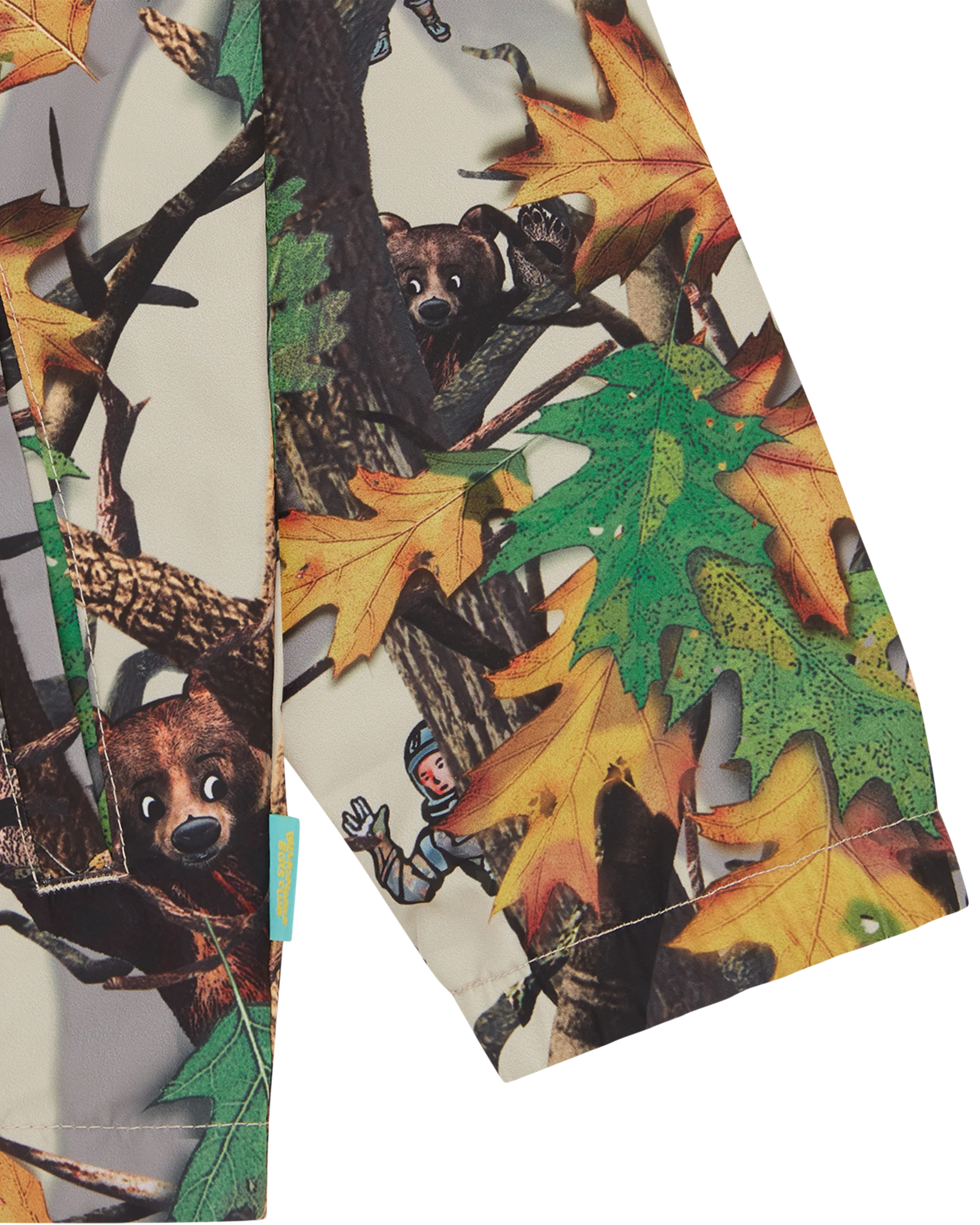 Kids Tree Camo Arch Logo Astro Coach Jacket - Image 6
